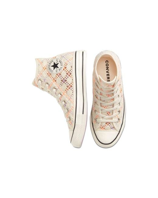 Converse Natural (Wmns) Chuck Taylor All Star High 'Boho Crochet'