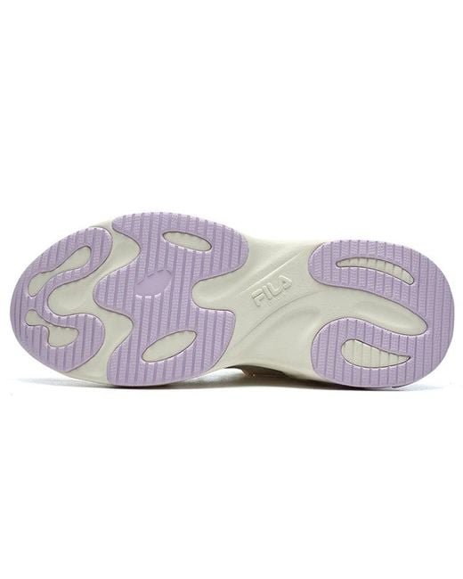 Fila White (Wmns) Bubble Sneakers Lilac'