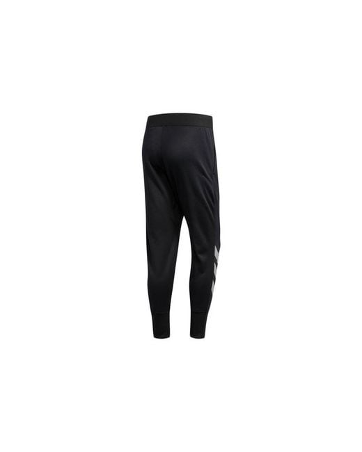 Adidas Black Act Side Stripe Printing Sports Long Pants for men