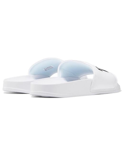 Reebok White Classic Slide for men