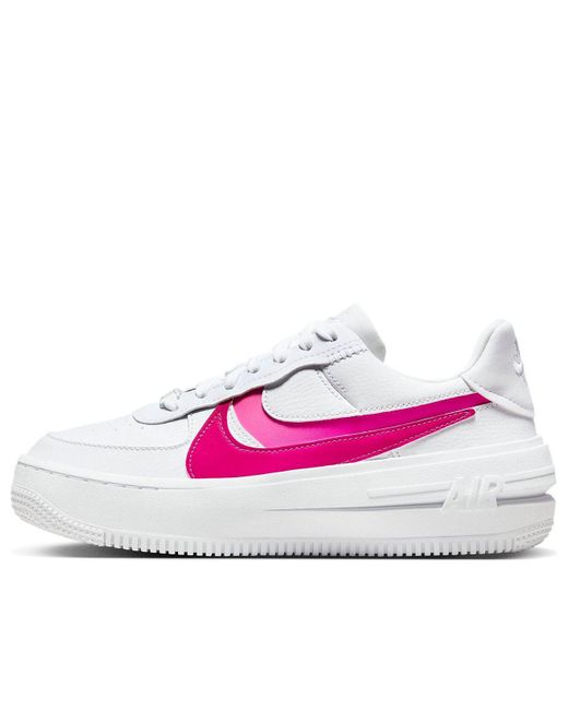 Nike Pink (Wmns) Air Force 1 Plt.Af.Orm Fireberry'
