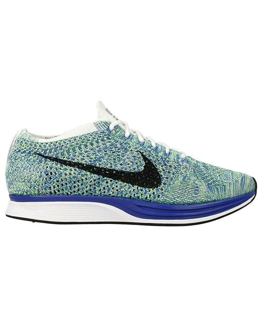 Nike Blue Flyknit Racer 'Tranquil' for men