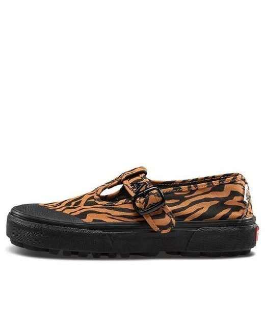 Vans Brown Ashley Williams X Style 93 'Tiger Print' for men