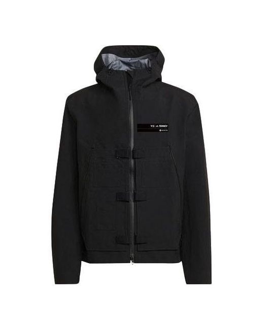 Adidas Black Y-3 rugged Gore-tex Terrex Jacket for men
