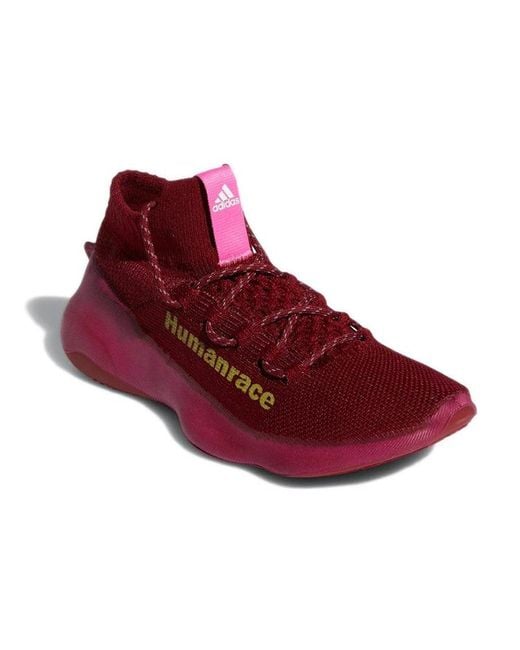 Adidas Red X Pharrell Humanrace Sichona 'Burgundy' for men