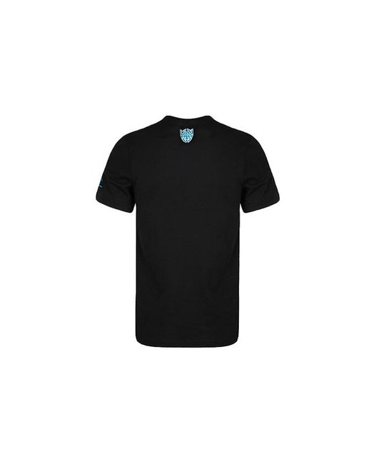 Adidas Black X Crayola Crossover Subject Printing Basketball Sports Short Sleeve for men