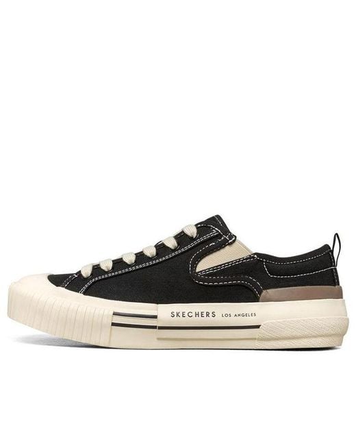 Skechers Black (Wmns) New Moon Canvas Shoes Gs