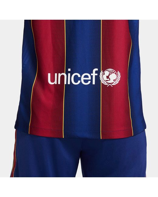 Nike Red Fc Barcelona 20-21 Authentic Home Jersey for men