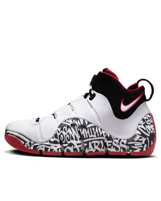 Nike White Zoom Lebron 4 'Graffiti' for men