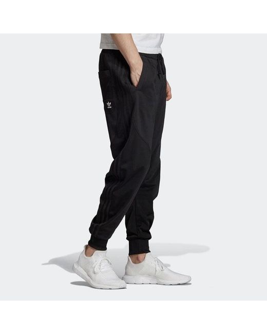 Adidas Black Originals Pt3 Sweat Pant Bundle Feet Sports Pants for men
