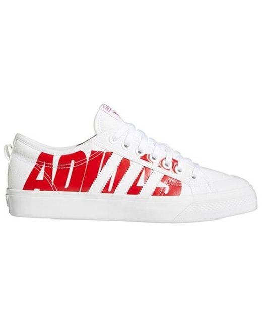 Adidas White (Wmns) Nizza Trefoil