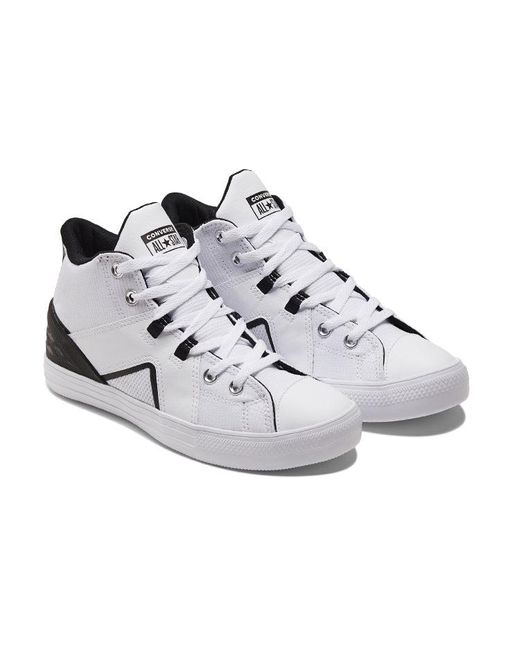 Converse White Chuck Taylor All Star Flux Ultra Mid for men