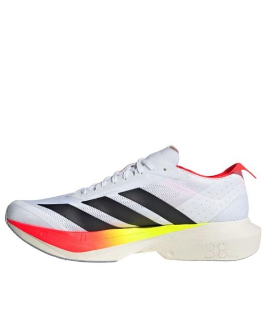 Adidas White Adizero Drive Rc 'Cloud Solar' for men