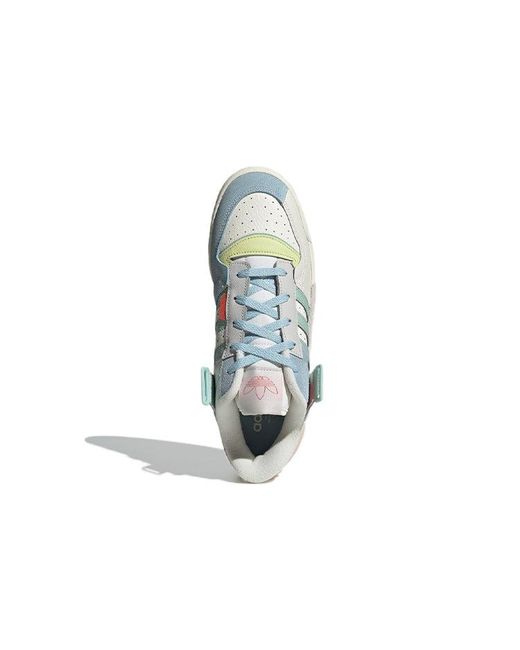 Adidas Blue Originals Forum Exhibit Low Sneakers for men