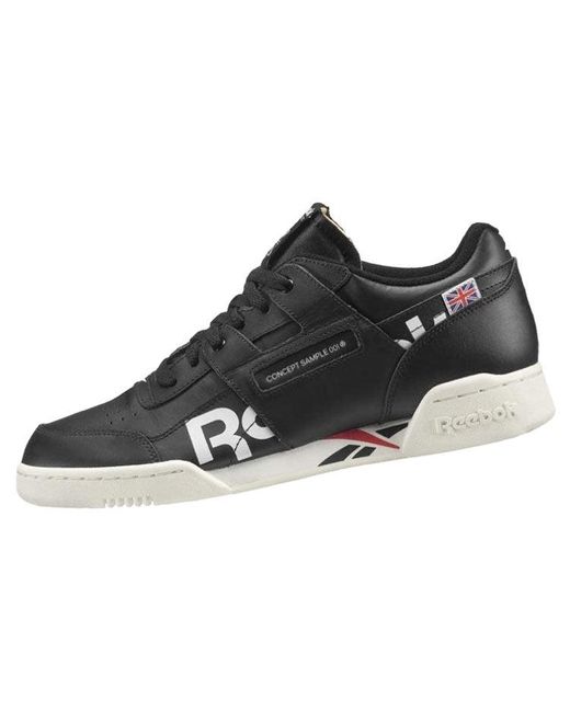 Reebok Black Workout Skate Shoes for men