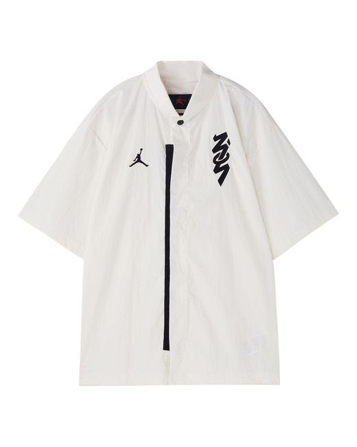 Nike White Fw22 Logo Zion Shirt for men