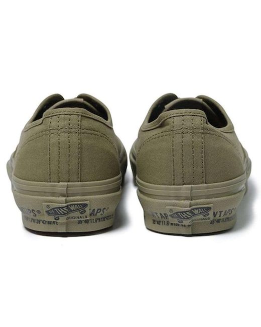 Vans Green Wtaps X Og Authentic Lx Drab' for men