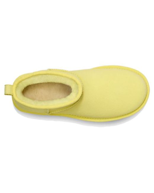 Ugg Yellow (Wmns) Classic Ultra Mini Platform 'Pearfect'