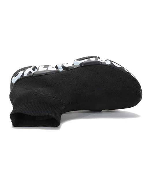 Balenciaga Black (Wmns) Speed Graffiti Sneakers Knit Graffiti Sole Unit'