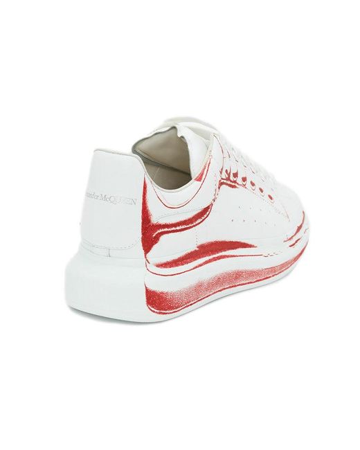McQueen White Oversized Sneaker Lust Print' for men