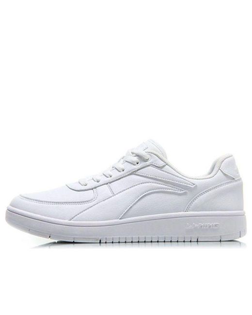 Li-ning White Classic Leisure Low 'Triple' for men