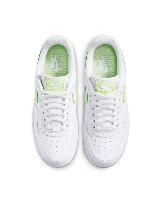 Nike White (Wmns) Air Force 1 '07 Barely Volt'