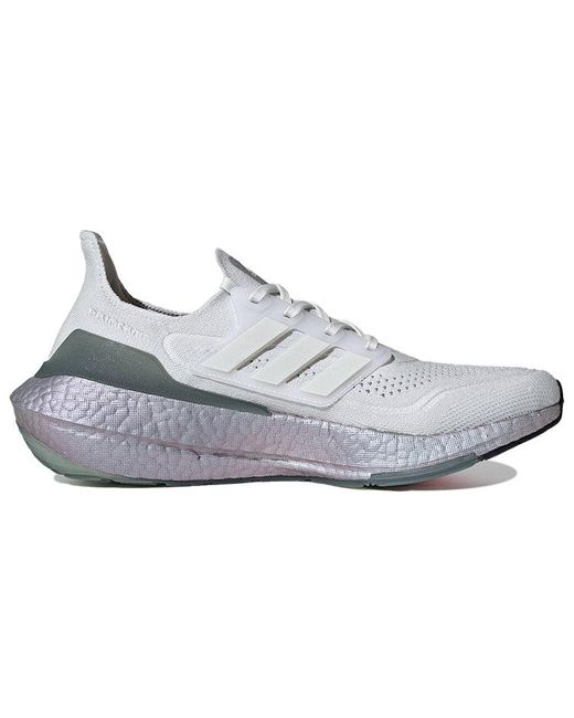 Adidas Gray Ultraboost 21 'Crystal Hazy' for men