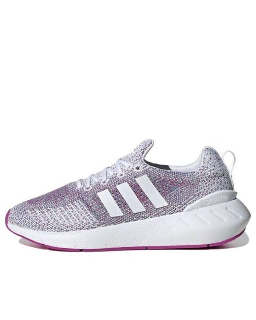 Adidas White (Wmns) Originals Swift Run 22 Shoes Fuchsia'