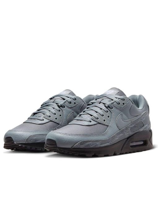Nike Blue Air Max 90 'Cool Reflective' for men