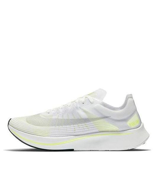 Nike Zoom Fly Sp 'volt Glow' in White for Men | Lyst