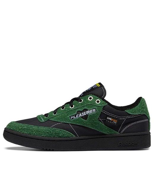 Reebok Pleasures X Club C 8 Sneakers Black/green | Lyst