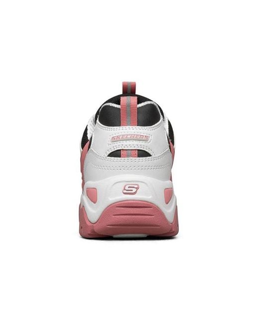 Skechers White (Wmns) D'Lites 2.0 Running Shoes
