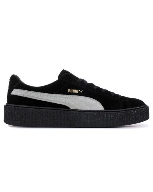 PUMA Rihanna Fenty X Suede Creeper in Black for Men | Lyst