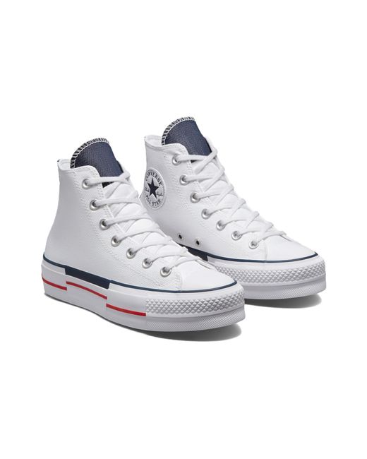 Converse White (Wmns) Chuck Taylor All Star Lift Platform Retro Denim ''