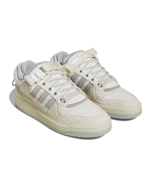 Adidas White X Bad Bunny Forum Buckle Low 'Last Forum' for men