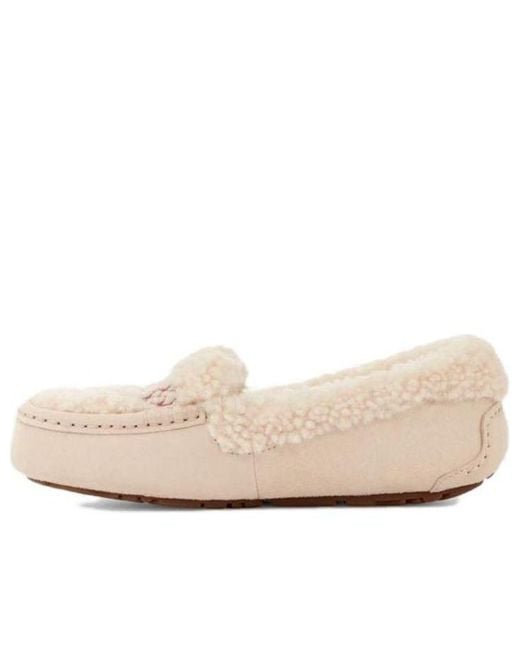 Ugg Pink (Wmns) Ansley Slipper Heritage Braid 'Natural'