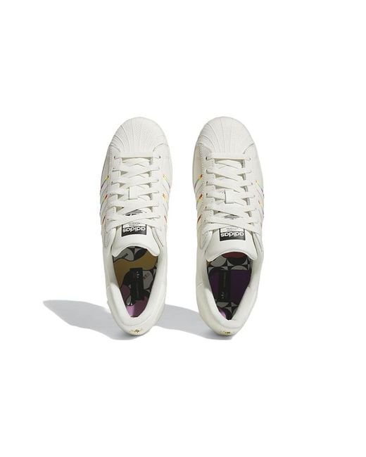 Adidas White Originals Superstar Pride Rm Shoes 'Pride' for men