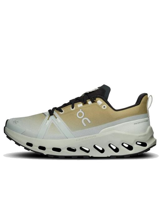 On Shoes Brown (Wmns) Cloudsurfer Trail Waterproof 'Safari Mineral'