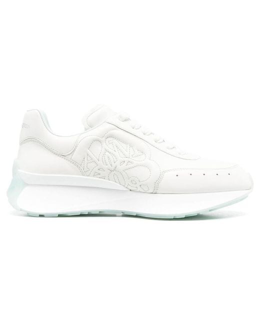 McQueen White Sprint Runner for men