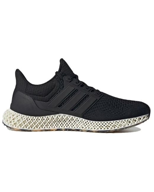 Adidas Black Ultra 4D Running Shoes 'Core' for men