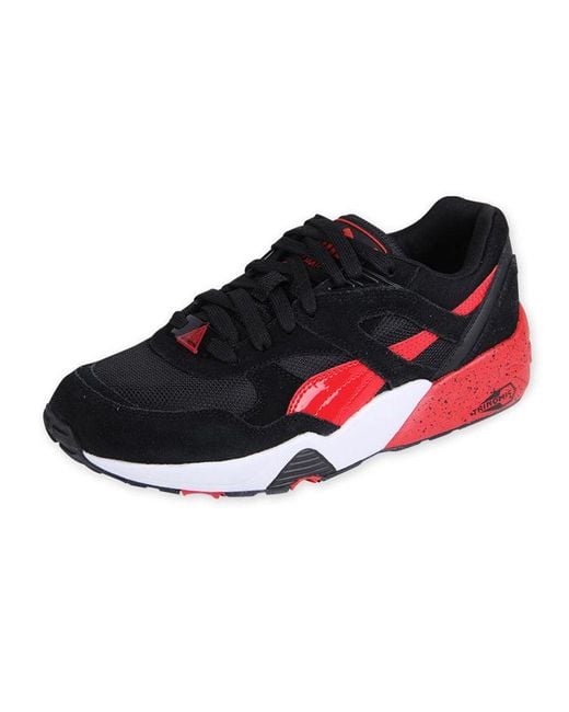 PUMA Red R698 Block Low Top Running Shoes for men