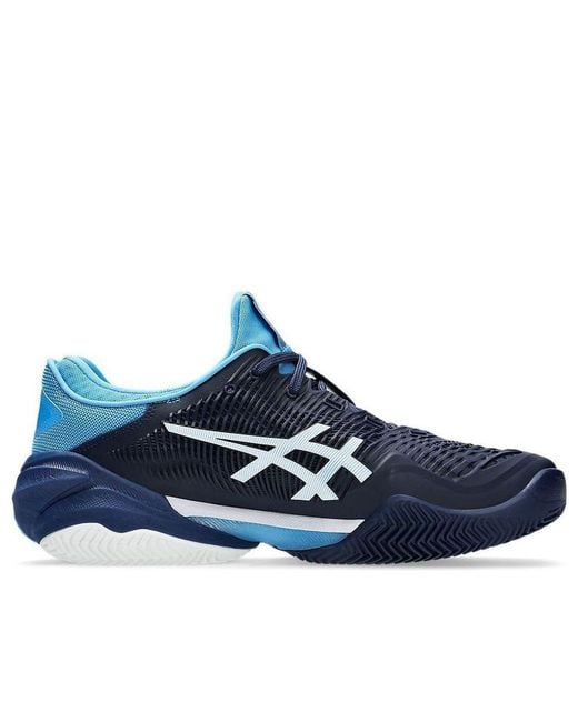 Asics Blue Court Ff 3 Novak Clay Expanse' for men