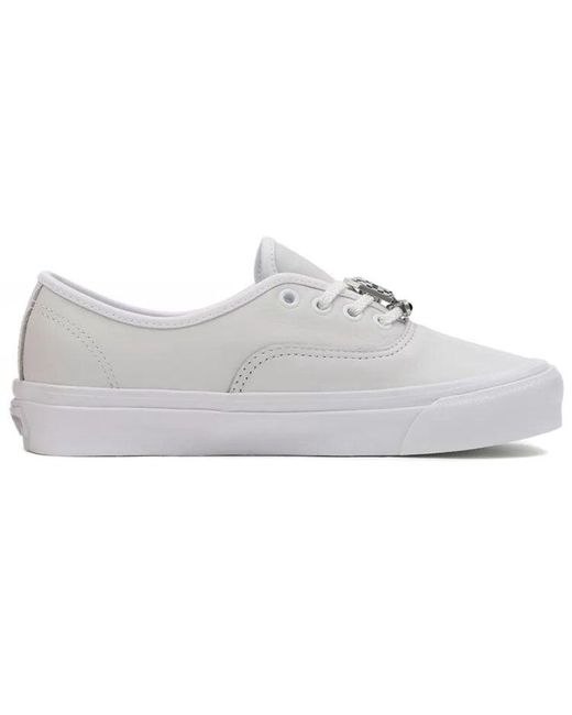 Vans White Anaheim Factory Authentic 44 Dx Low-Top Sneakers for men