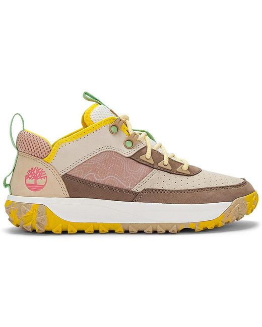 Timberland Natural Greenstride Motion 6 Leather And Fabric Low Hiker