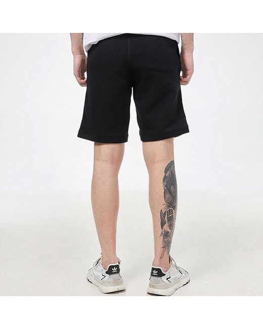 New Balance Blue Essentials Stacked Logo Shorts for men