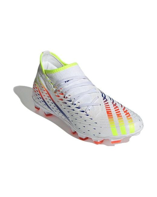 Adidas White Predator Edge.3 Fg for men