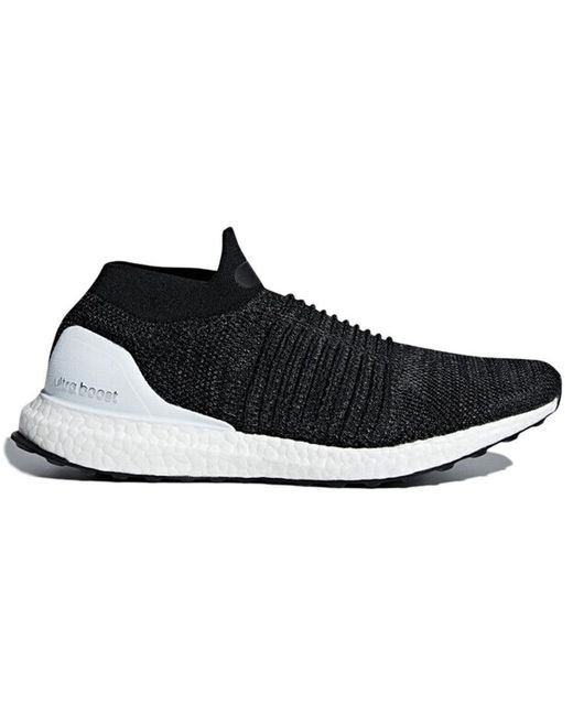 Adidas Black Ultra Boost Laceless 'Core' for men