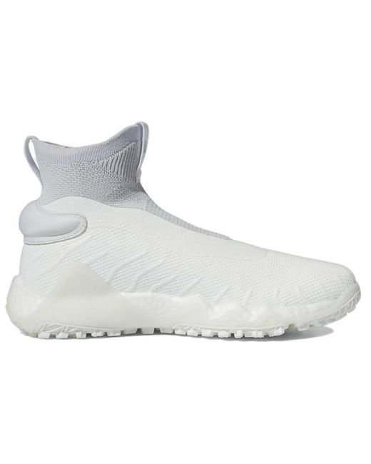Adidas White Codechaos Laceless Dash' for men