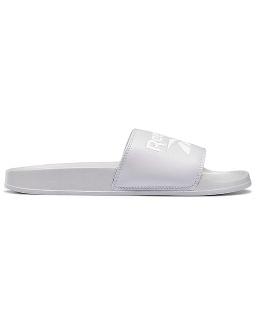 Reebok White Classic Slide for men