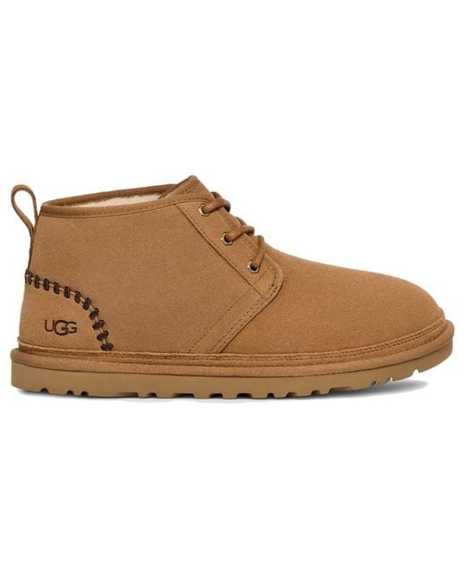 Ugg Brown Neumel Deco Suede Boot 'Chestnut' for men